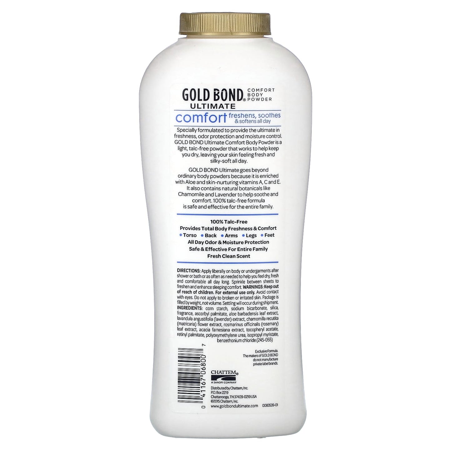 Gold Bond Ultimate Comfort Body Powder 10 oz (283g) - Talc-Free & Long Lasting - Image 2