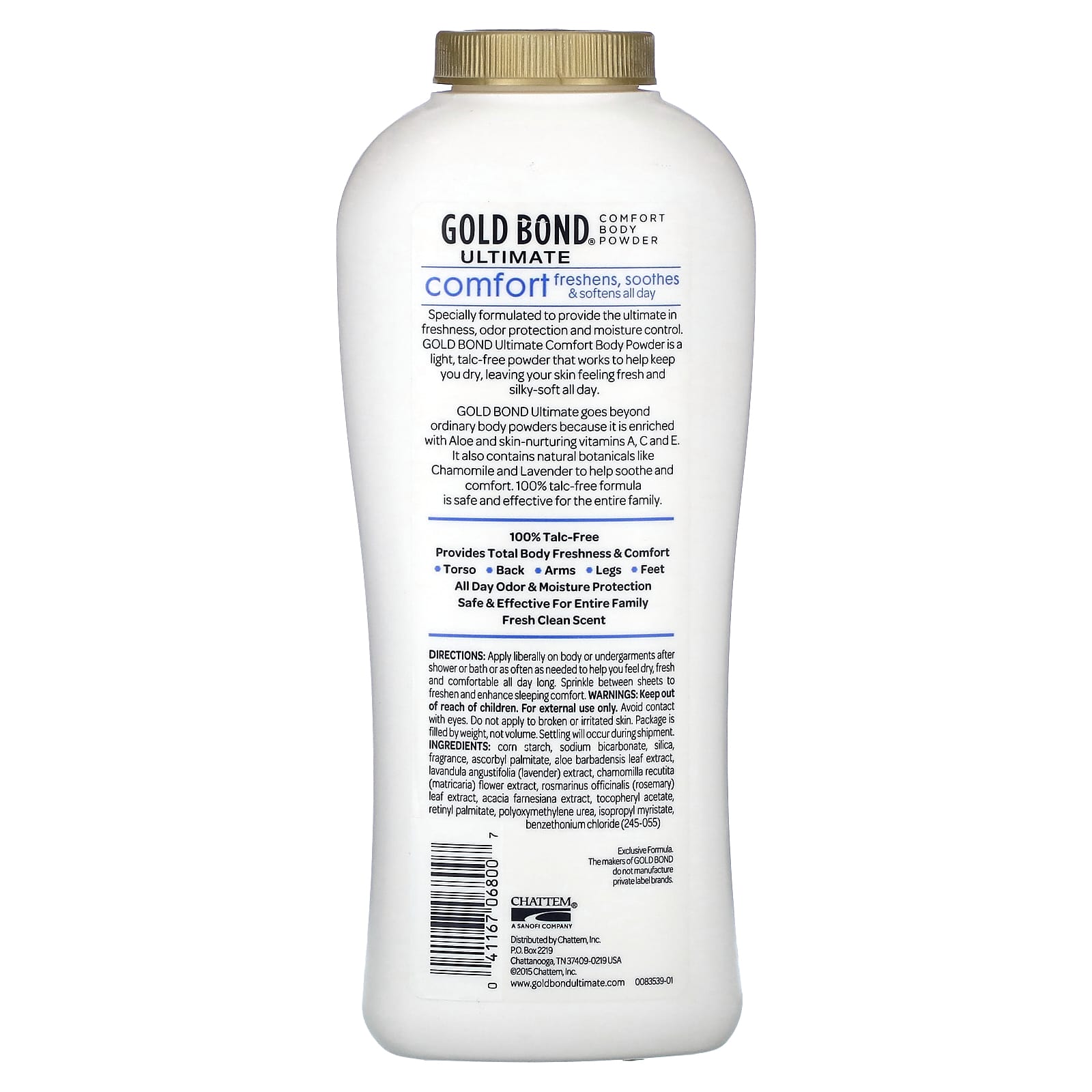 Gold Bond Ultimate Comfort Body Powder 10 oz (283g) - Talc-Free & Long Lasting - Image 2