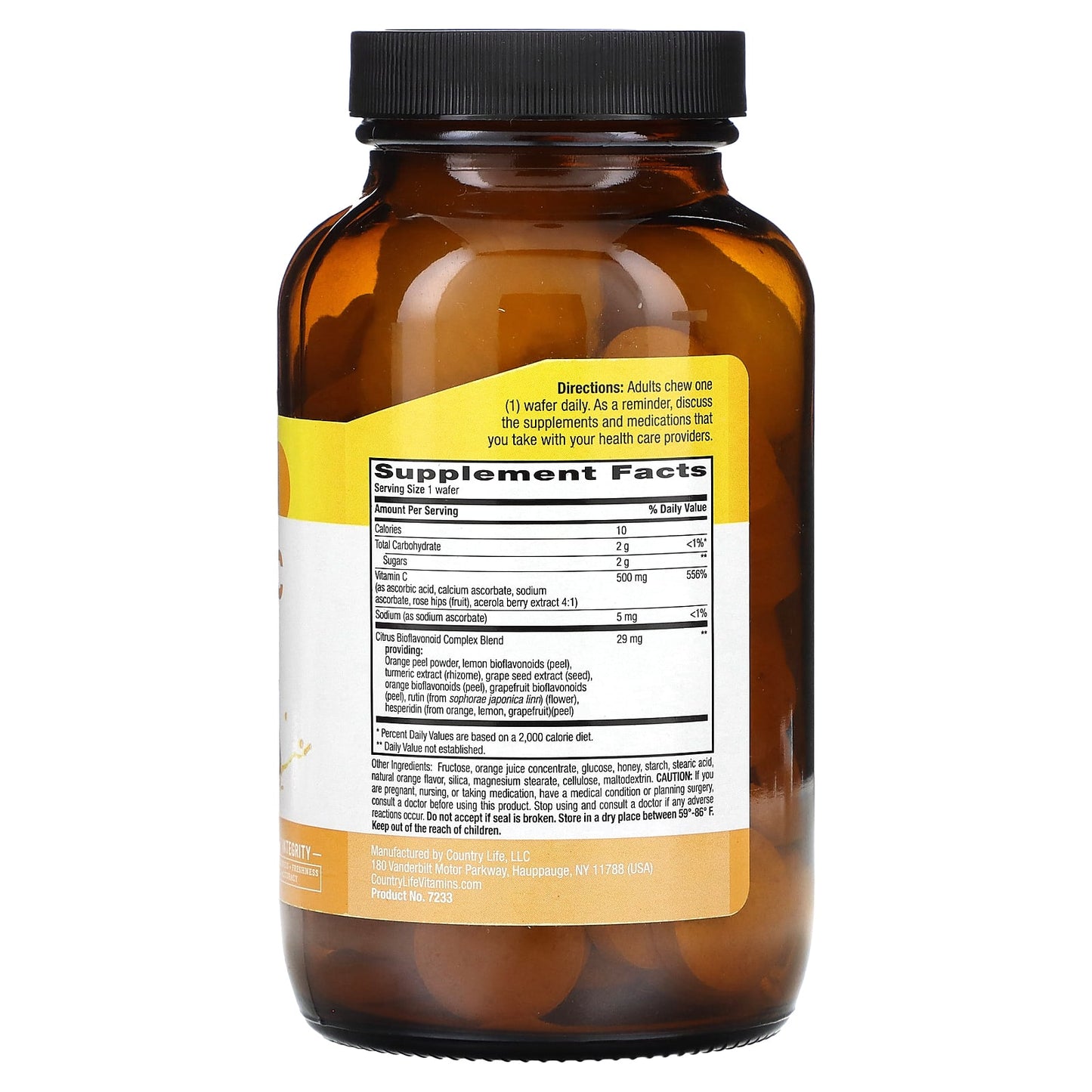 Boost Immune Health with Country Life Juicy Orange Vitamin C Chewables - Image 2