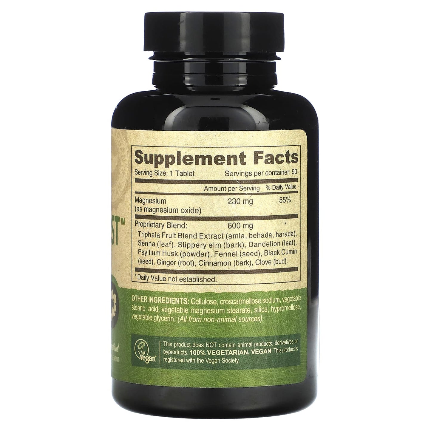 Deva Vegan Colon Assist with Psyllium Husk, 100% Vegetarian, 90 Tablets - Image 2