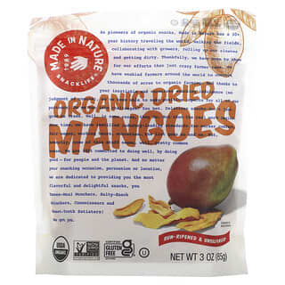 Organic Dried Mangoes, USDA Certified, Non-GMO