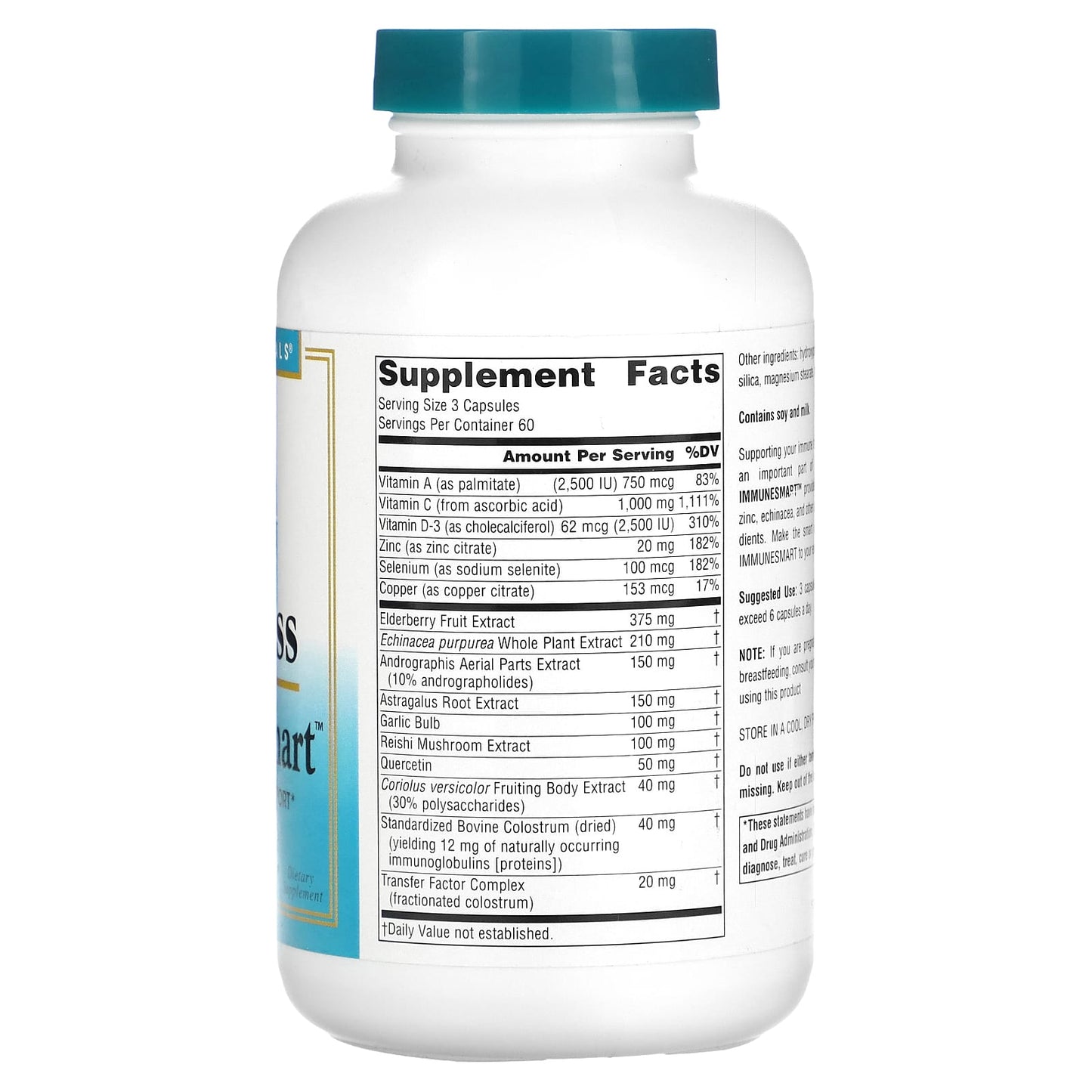 Source Naturals, Wellness, ImmuneSmart, 180 Capsules - Image 2