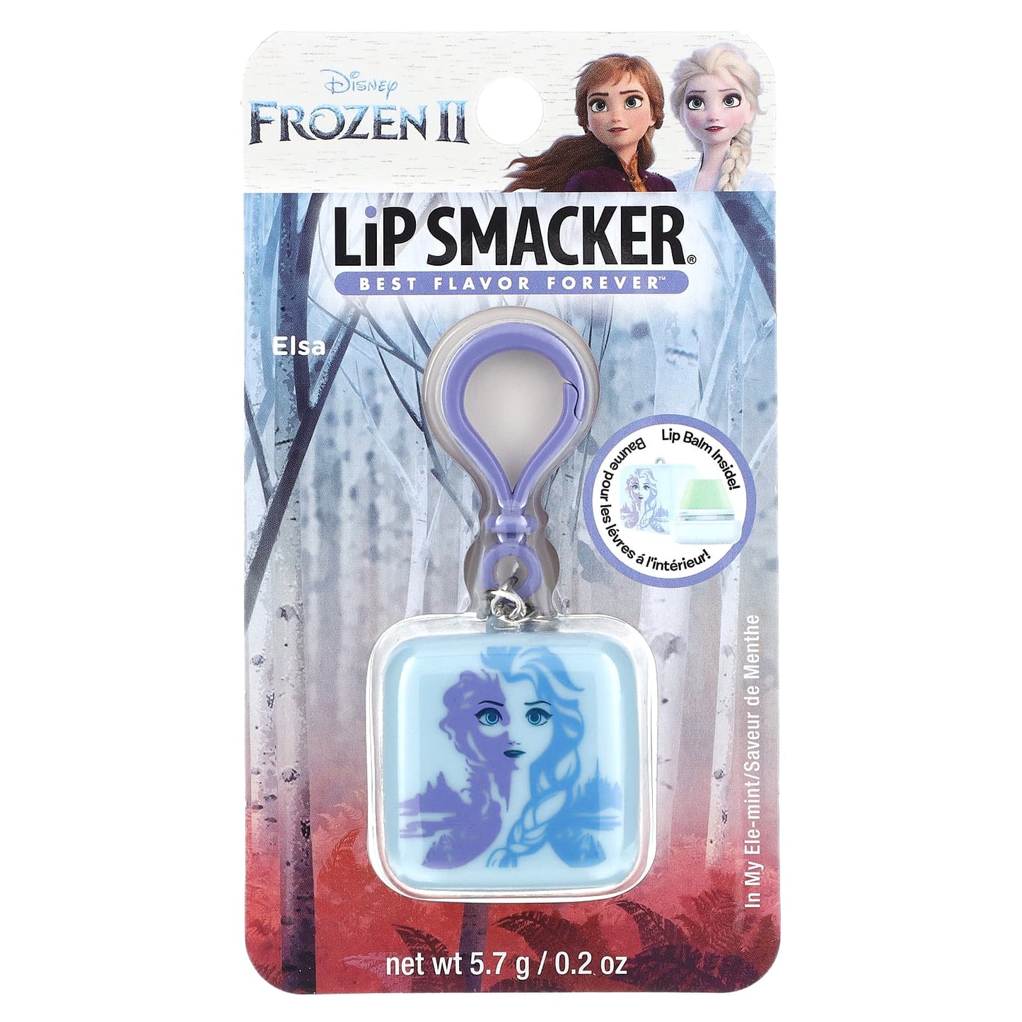 Lip Smacker, Disney Frozen II, Lip Balm, Elsa, In My Ele-mint, 0.2 oz (5.7 g) - Image 2