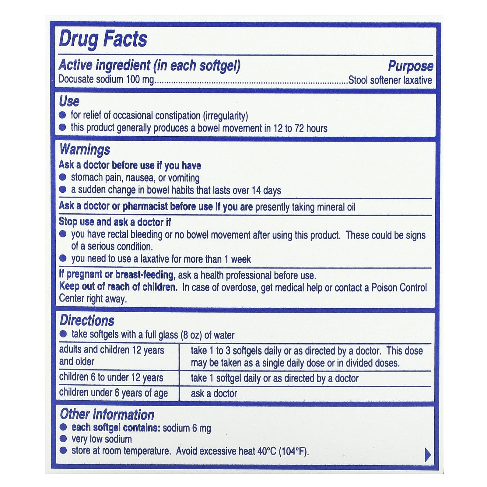 Phillip's, Stool Softener, 30 Liquid Gels - Image 2
