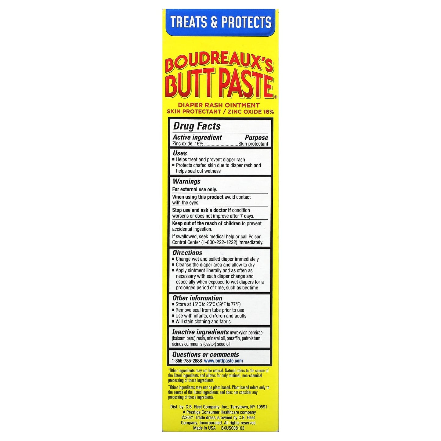 Effective Diaper Rash Treatment | Zinc Oxide Ointment by Boudreaux's - Image 2