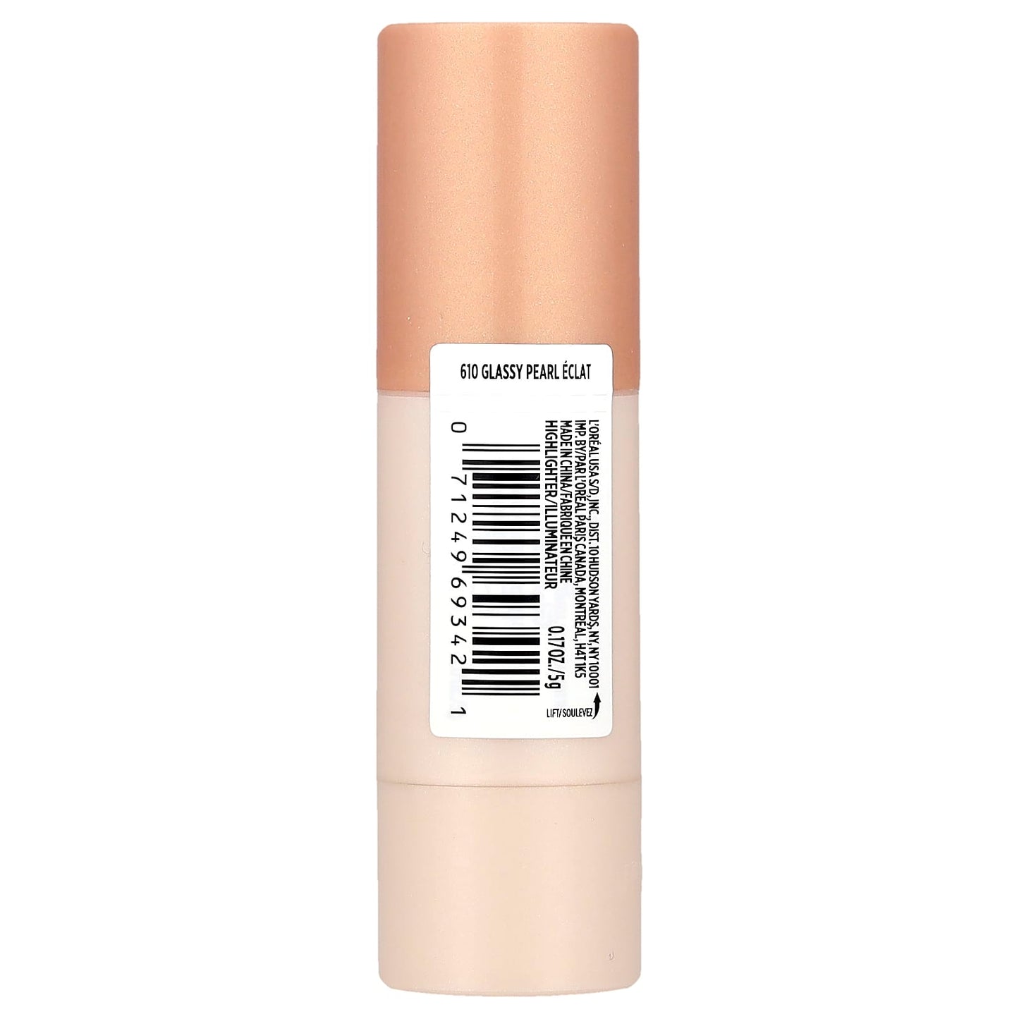 L'Oréal, Lumi, Le Glass Highlighter Stick, 610 Glassy Pearl Eclat, 0.17 oz (5 g) - Image 2
