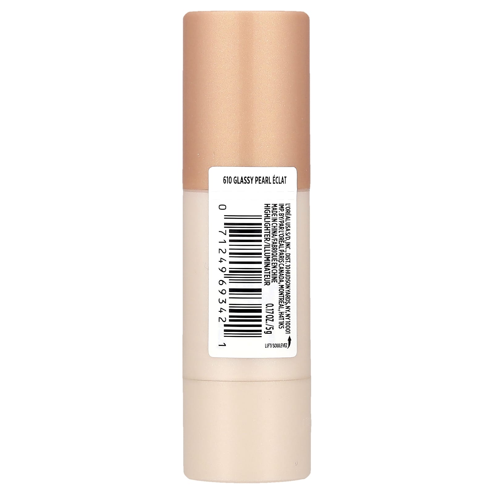 L'Oréal, Lumi, Le Glass Highlighter Stick, 610 Glassy Pearl Eclat, 0.17 oz (5 g) - Image 2