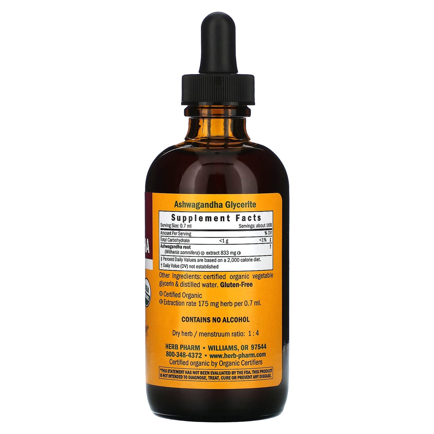 Herb Pharm Organic Ashwagandha Supplement for Stress Relief and Energy Boost - Image 2