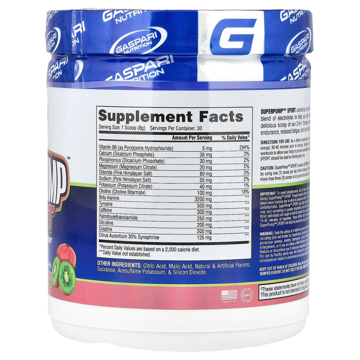 Gaspari Nutrition SuperPump Sport Hydrating Pre-Workout Powder - Image 2