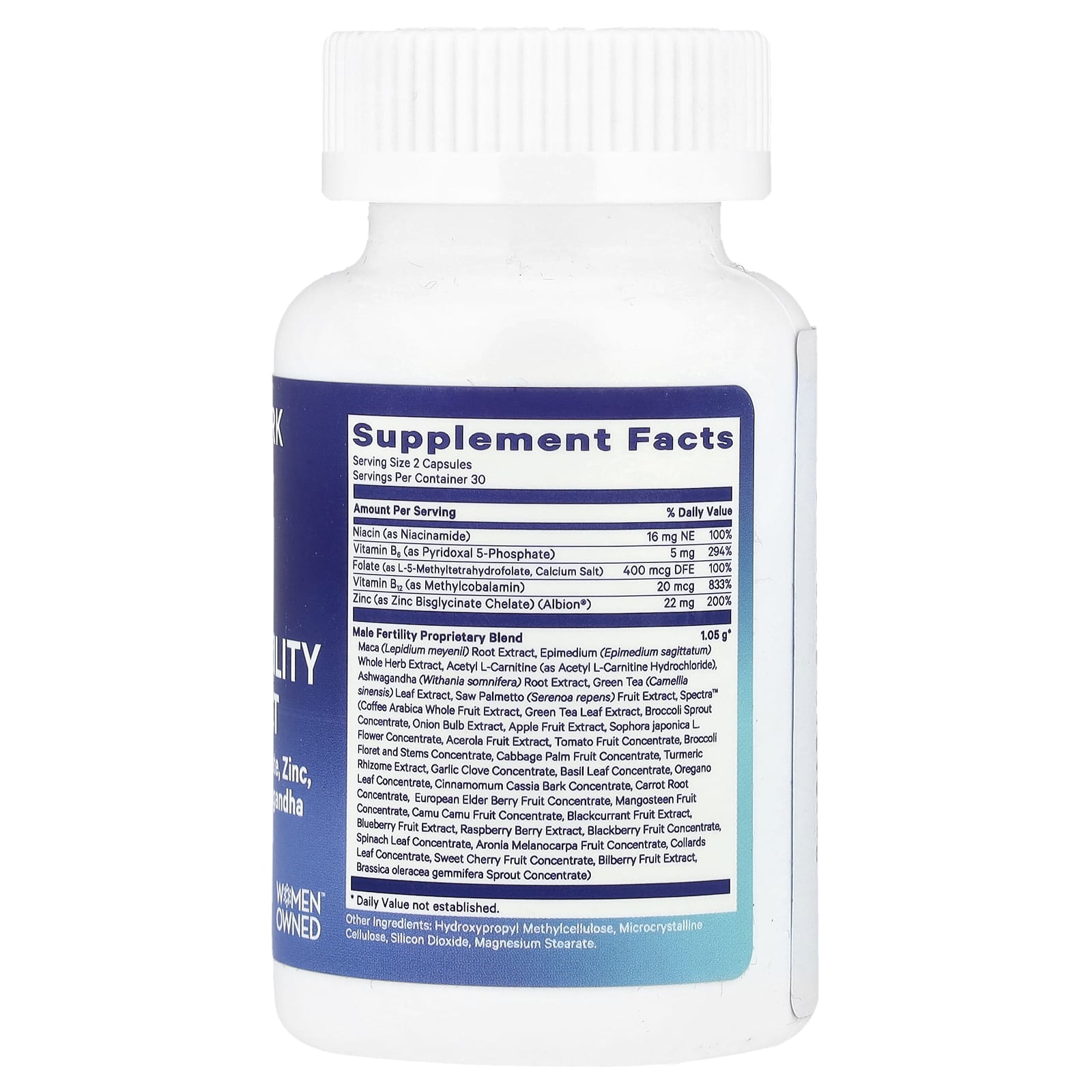 Pink Stork, Men's Fertility Support, 60 Capsules - Image 2