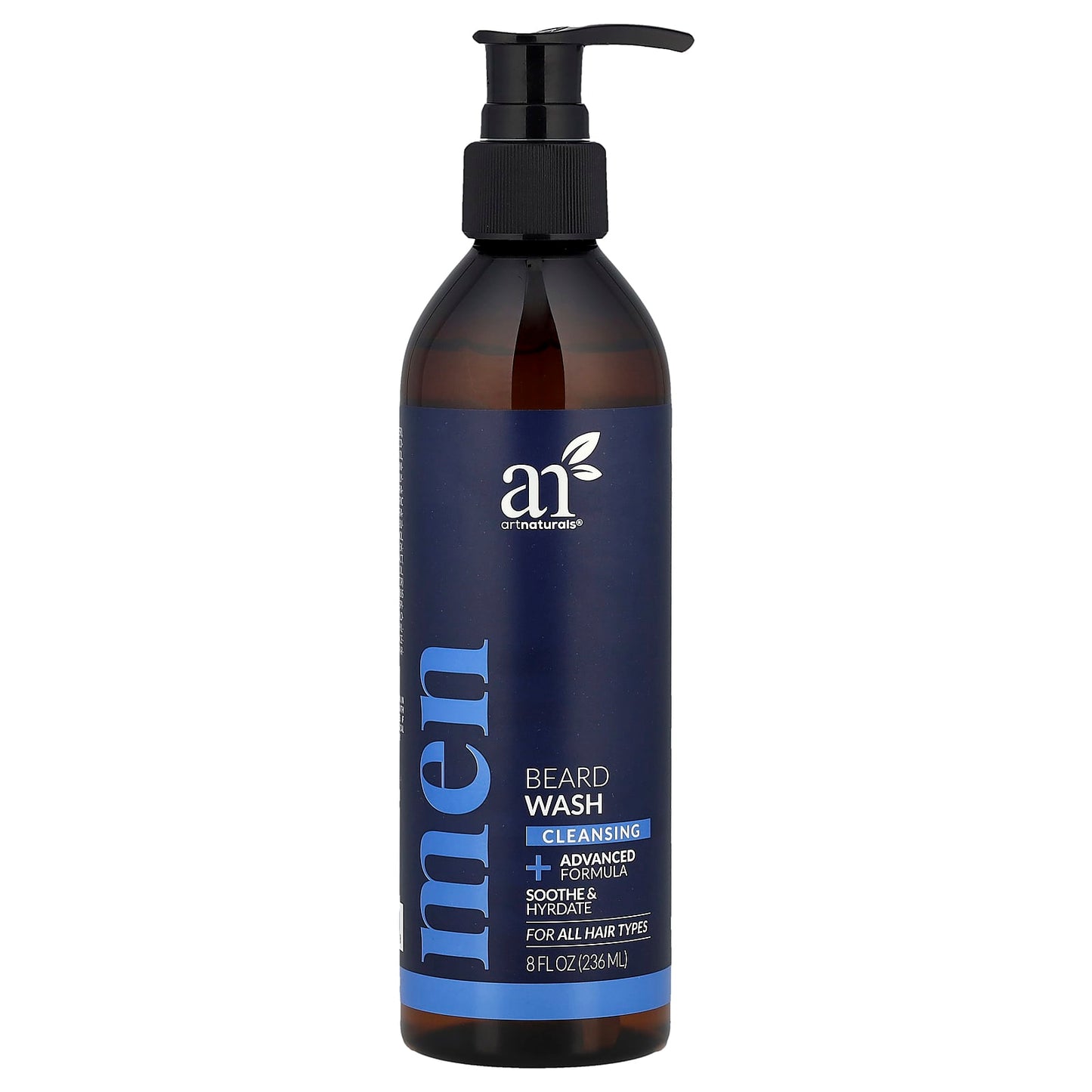 ArtNaturals Beard Wash for Soft, Healthy Beards (8 fl oz) - Image 1
