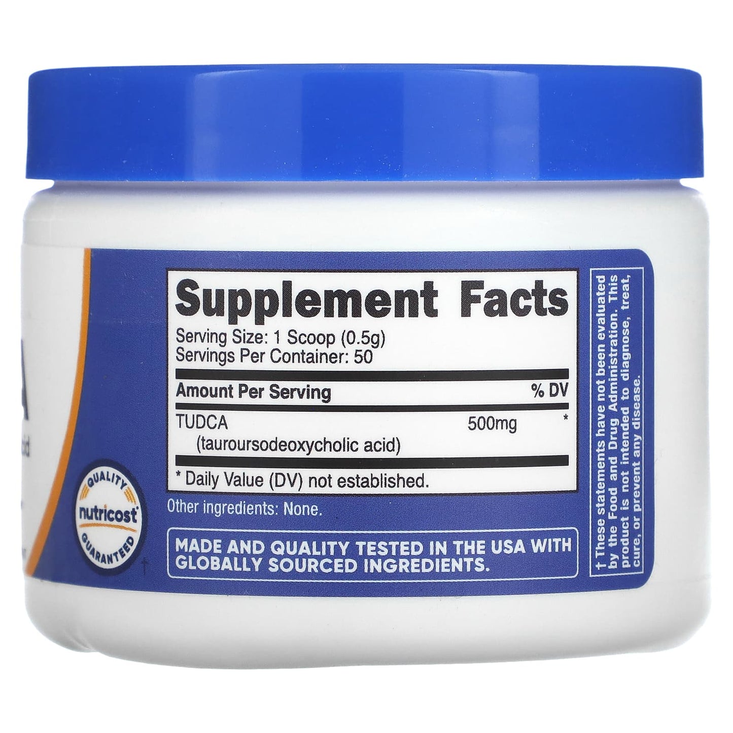 Nutricost, TUDCA, Unflavored, 0.9 oz (25 g) - Image 2