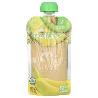 Organic Baby Food, Happy Family, 6 Months+ Bananas & Fruit