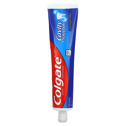 Colgate Cavity Protection Toothpaste - Anticavity Fluoride, 8 oz, ADA Accepted - Image 1