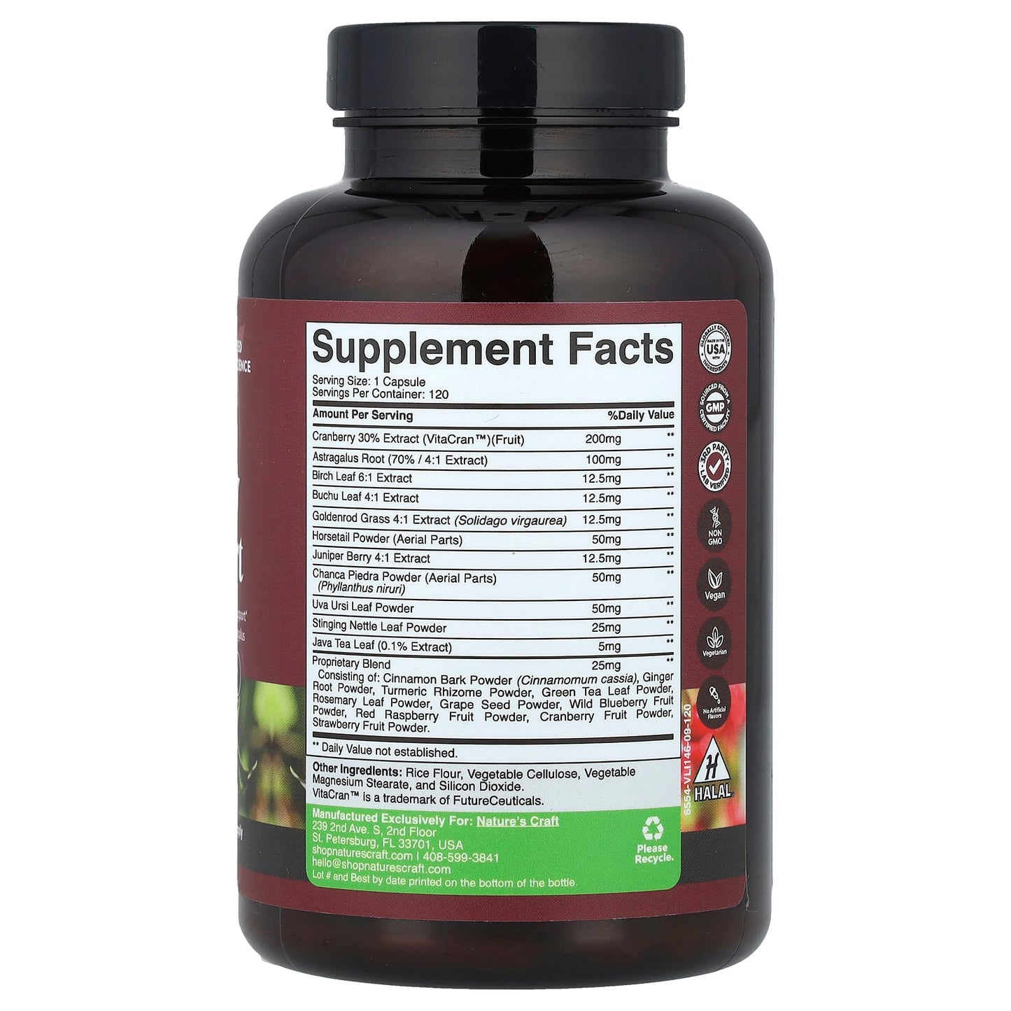 Nature's Craft, Kidney Support , 120 Capsules - Image 2