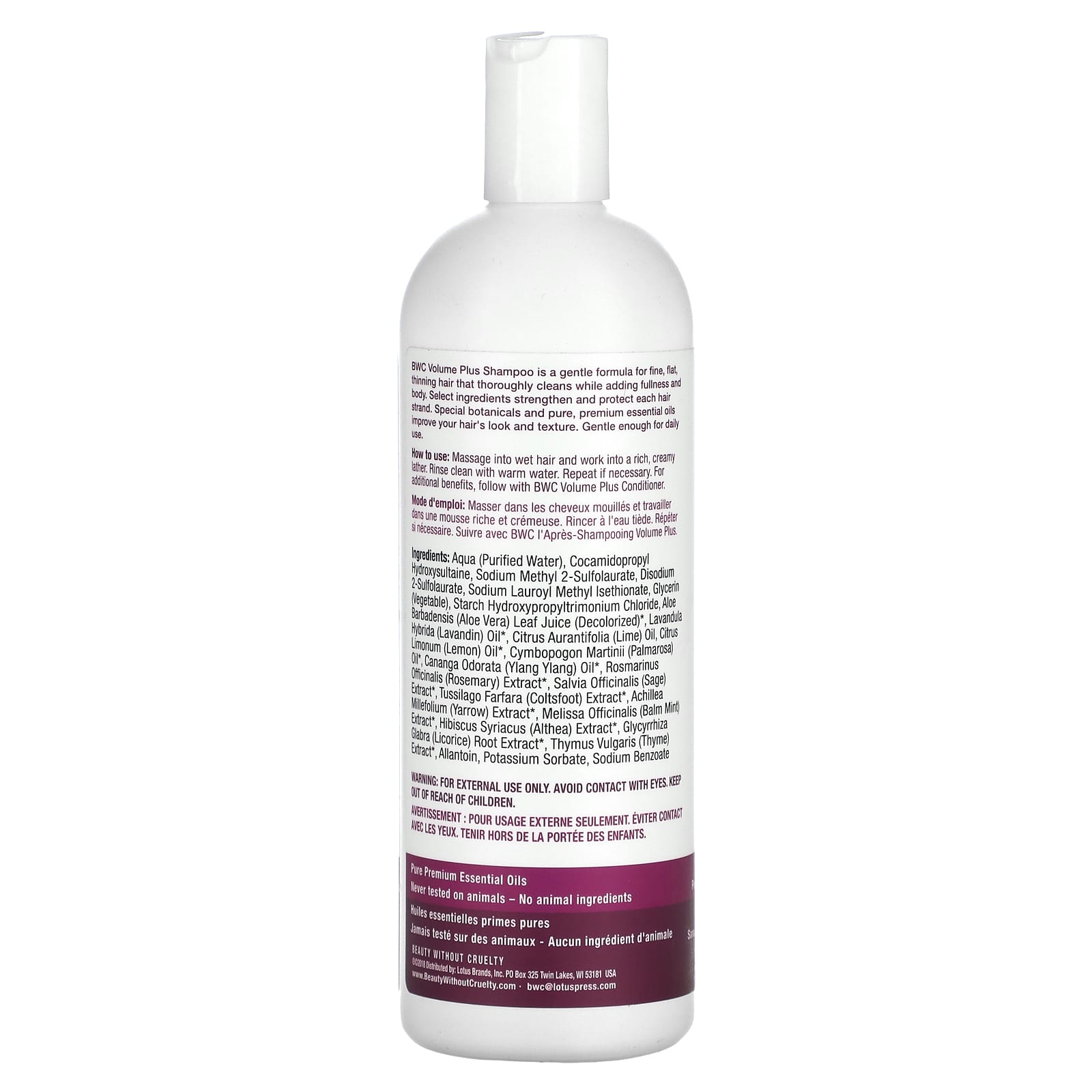 Cruelty-Free Vegan Shampoo for Fine Hair & Volume - 16 fl oz - Image 2