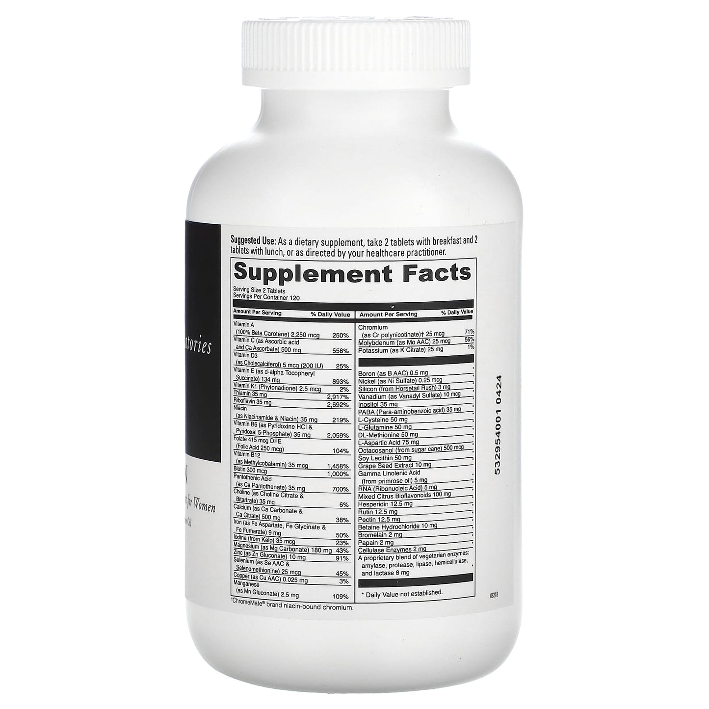 Woman's High Potency Multi Vitamin & Mineral Supplement with Antioxidants - Image 2
