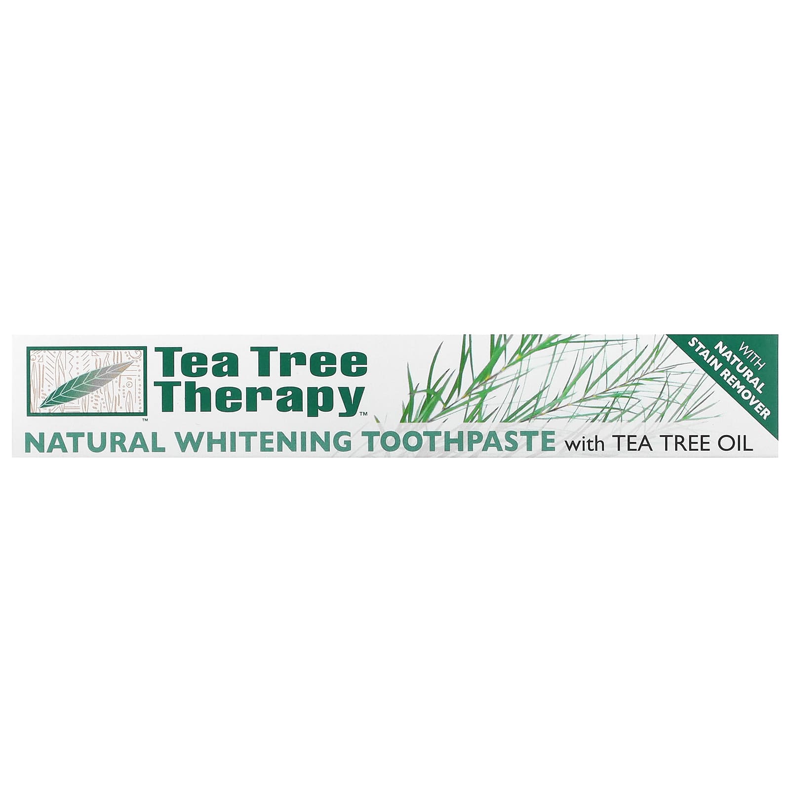 Tea Tree Therapy, Natural Whitening Toothpaste, with Tea Tree Oil, 3 oz (85 g) - Image 2