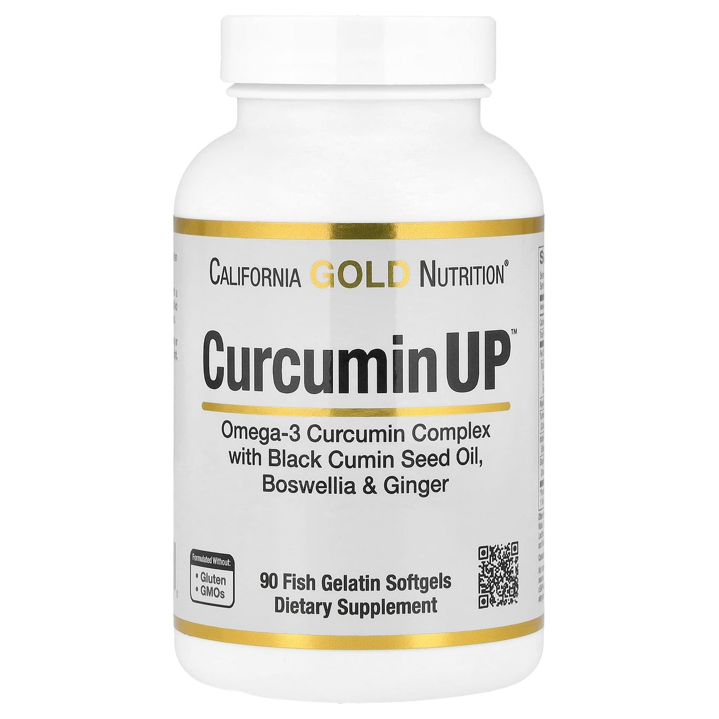California Gold Nutrition CurcuminUP Omega-3 Inflammation Support - Image 1