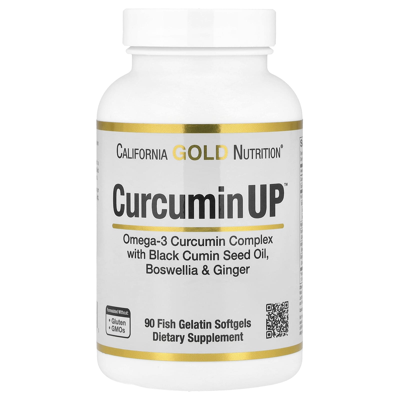 California Gold Nutrition CurcuminUP Omega-3 Inflammation Support - Image 1