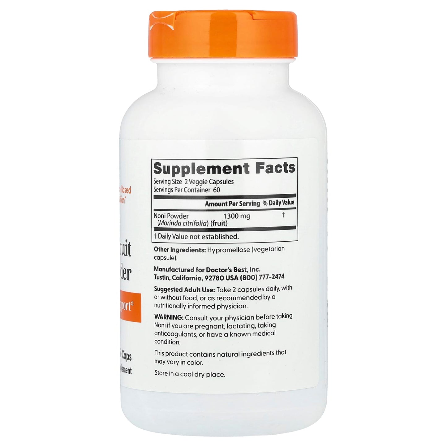 Noni Fruit Powder for Immune Support by Doctor's Best - Image 2