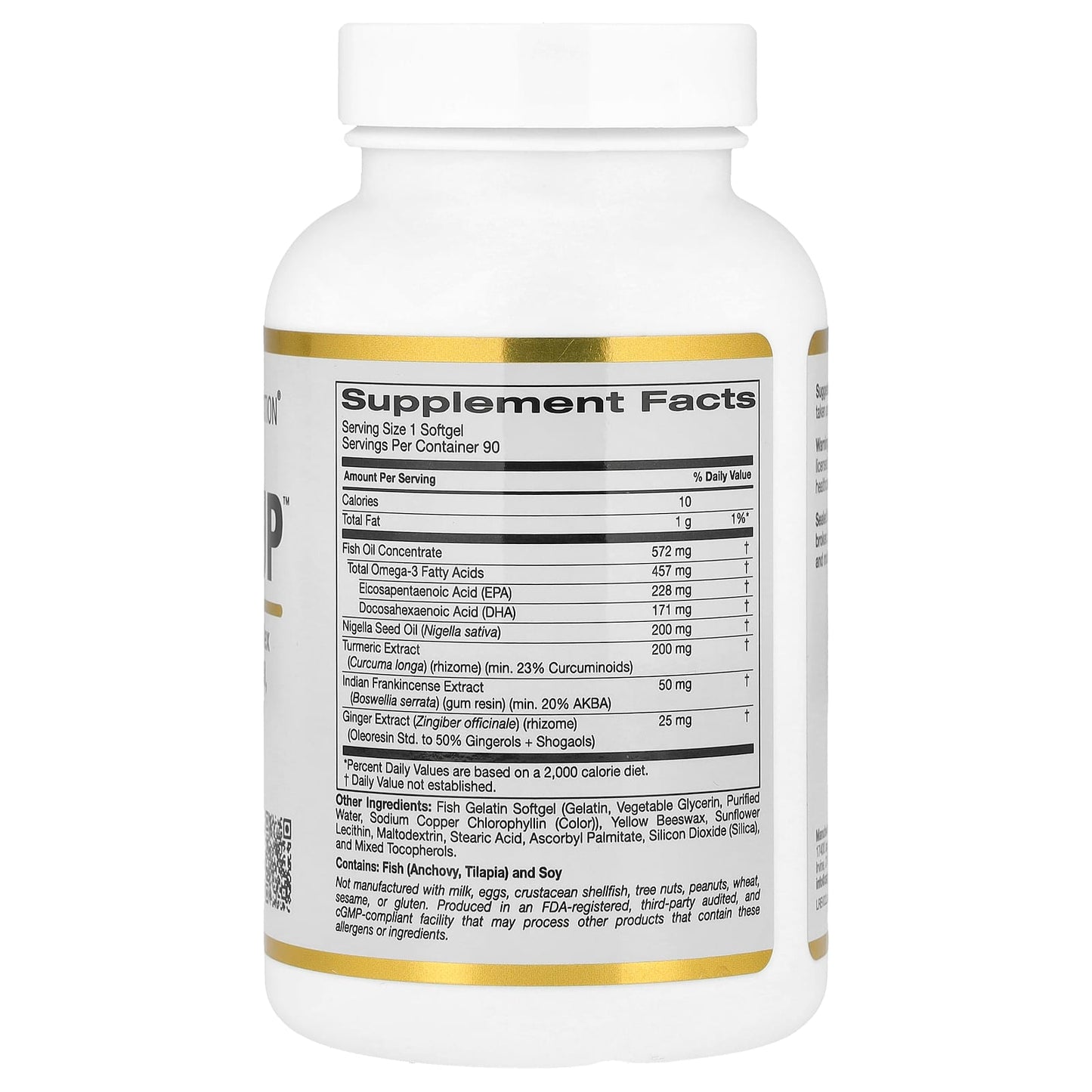 California Gold Nutrition CurcuminUP Omega-3 Inflammation Support - Image 2