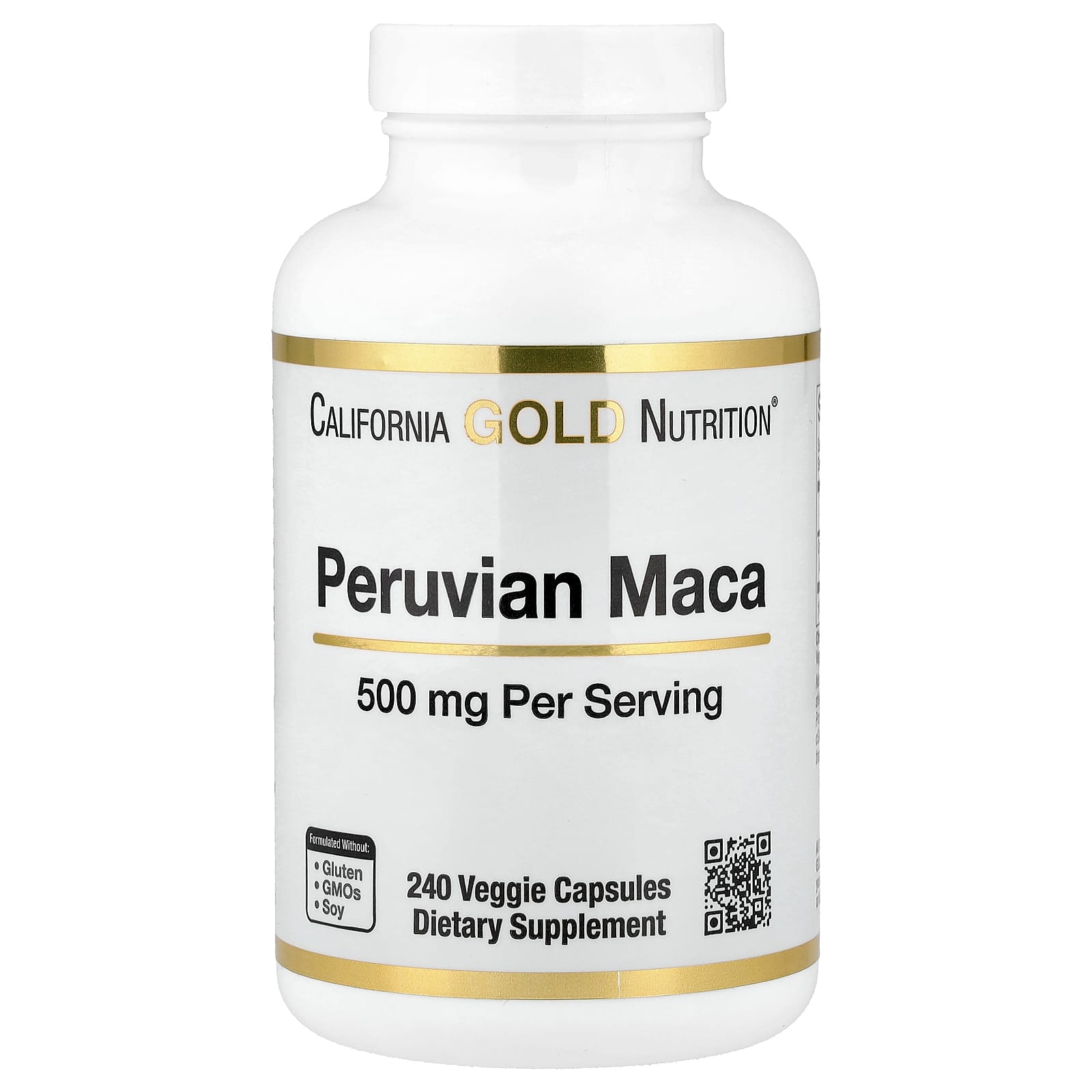 Support Your Energy & Libido with Peruvian Maca 500mg Veggie Capsules - Image 1
