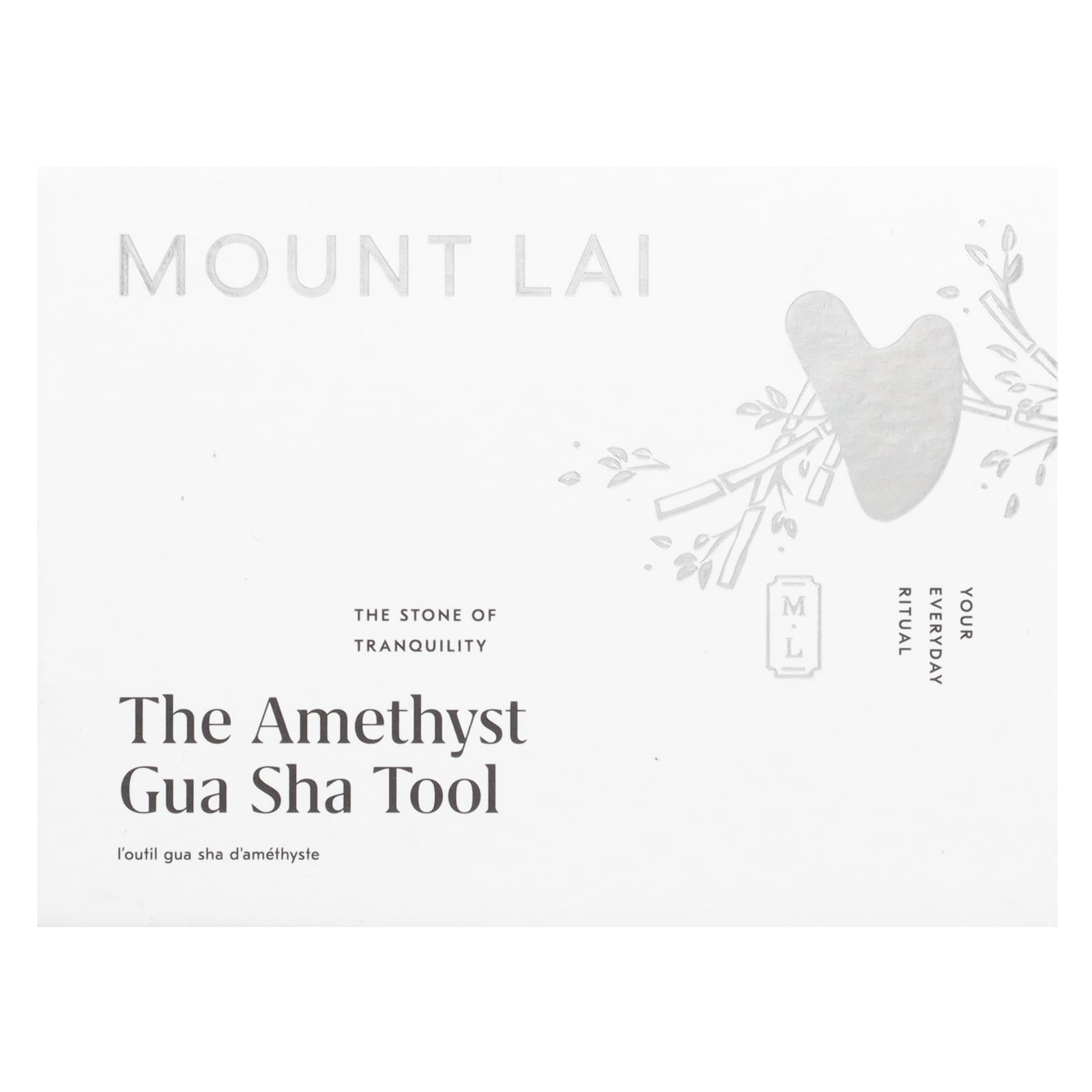 Mount Lai, The Amethyst Gua Sha Tool, 1 Tool - Image 2