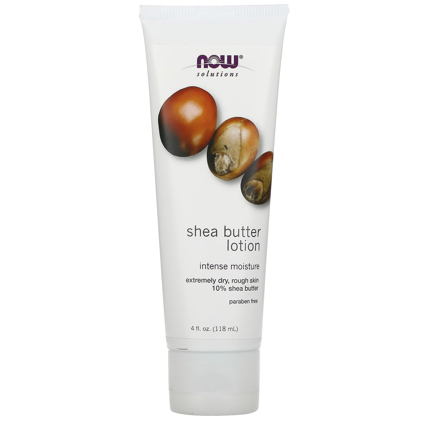 NOW Foods, Solutions, Shea Butter Lotion, 4 fl oz (118 ml) - Image 1