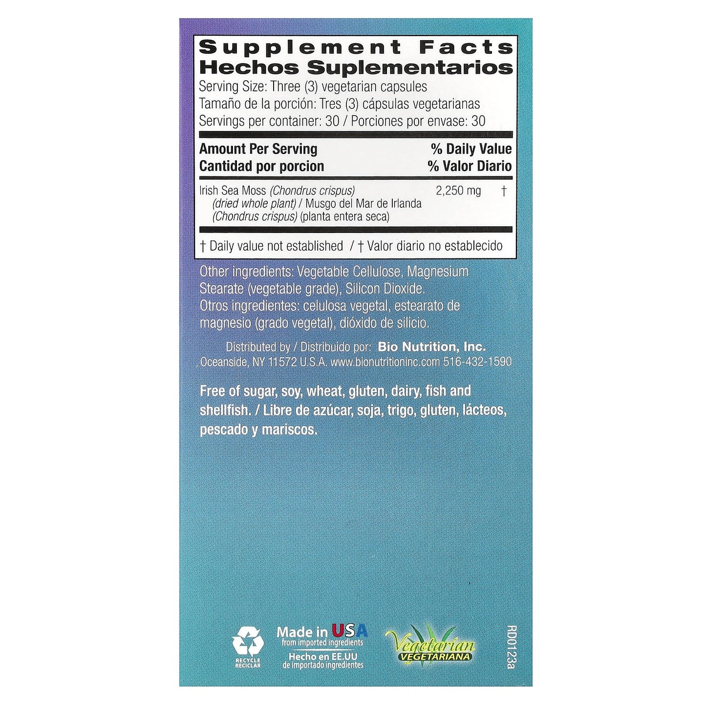 Irish Sea Moss 90 Capsules | Thyroid & Immune Support - Image 2