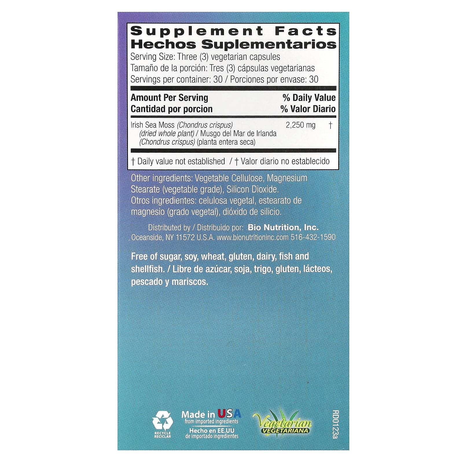 Irish Sea Moss 90 Capsules | Thyroid & Immune Support - Image 2