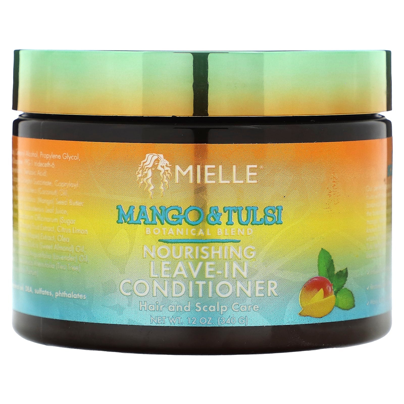 Mielle, Nourishing Leave-In Conditioner, Mango & Tulsi, 12 oz (340 g) - Image 1