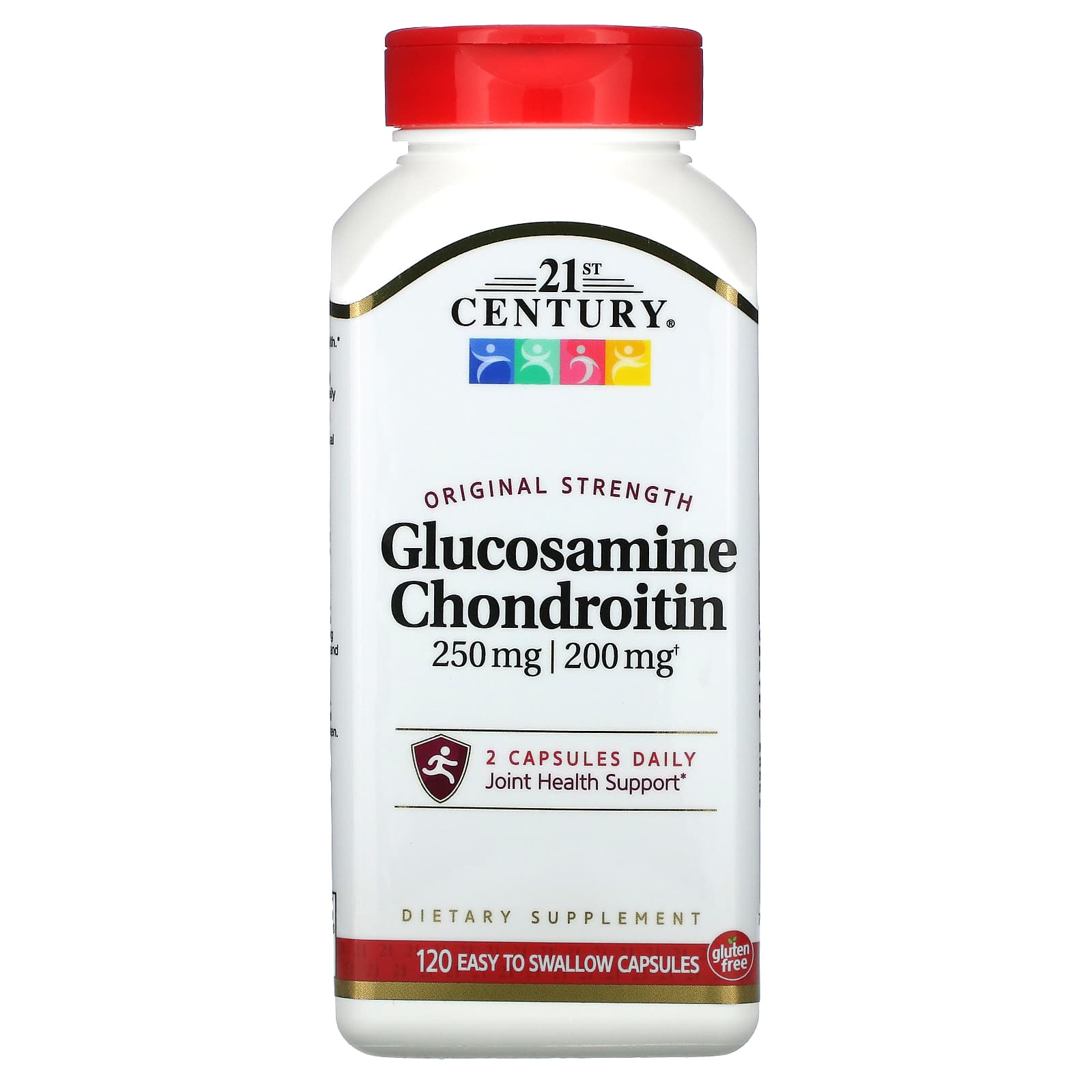 21st Century Joint Health Support with Glucosamine & Chondroitin, 120 Capsules - Image 1