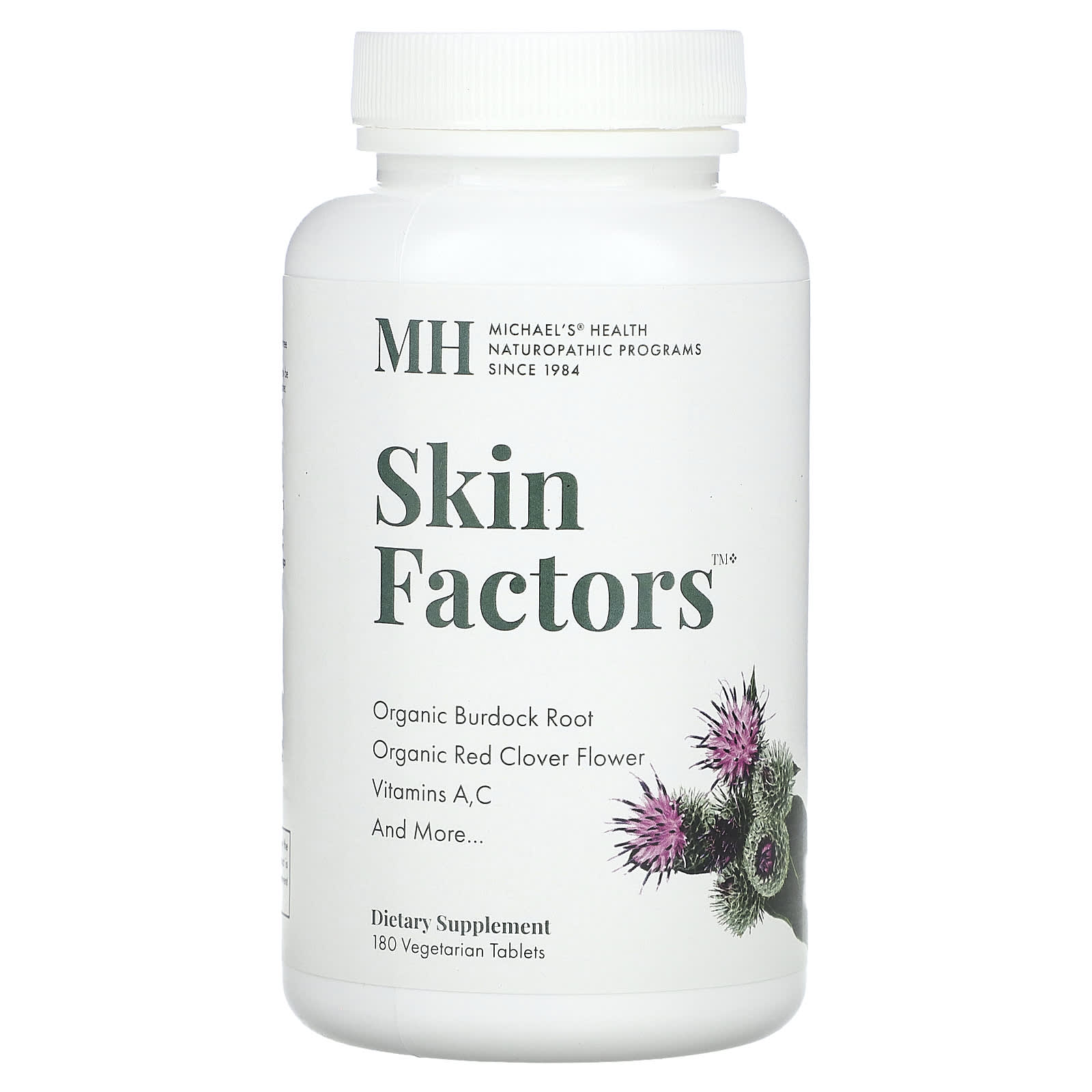 Michael's Health, Skin Factors, 180 Vegetarian Tablets - Image 1
