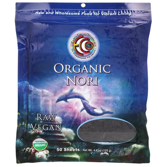 Premium Organic Nori Sheets for Sushi Rolls & Salads - 50 Sheets - Image 1