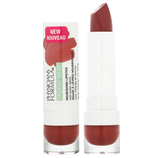 Physicians Formula, Organic Wear, Nourishing Lipstick With Butter Blend, PF11074 Spice, 0.17 oz (5 g) - Image 1