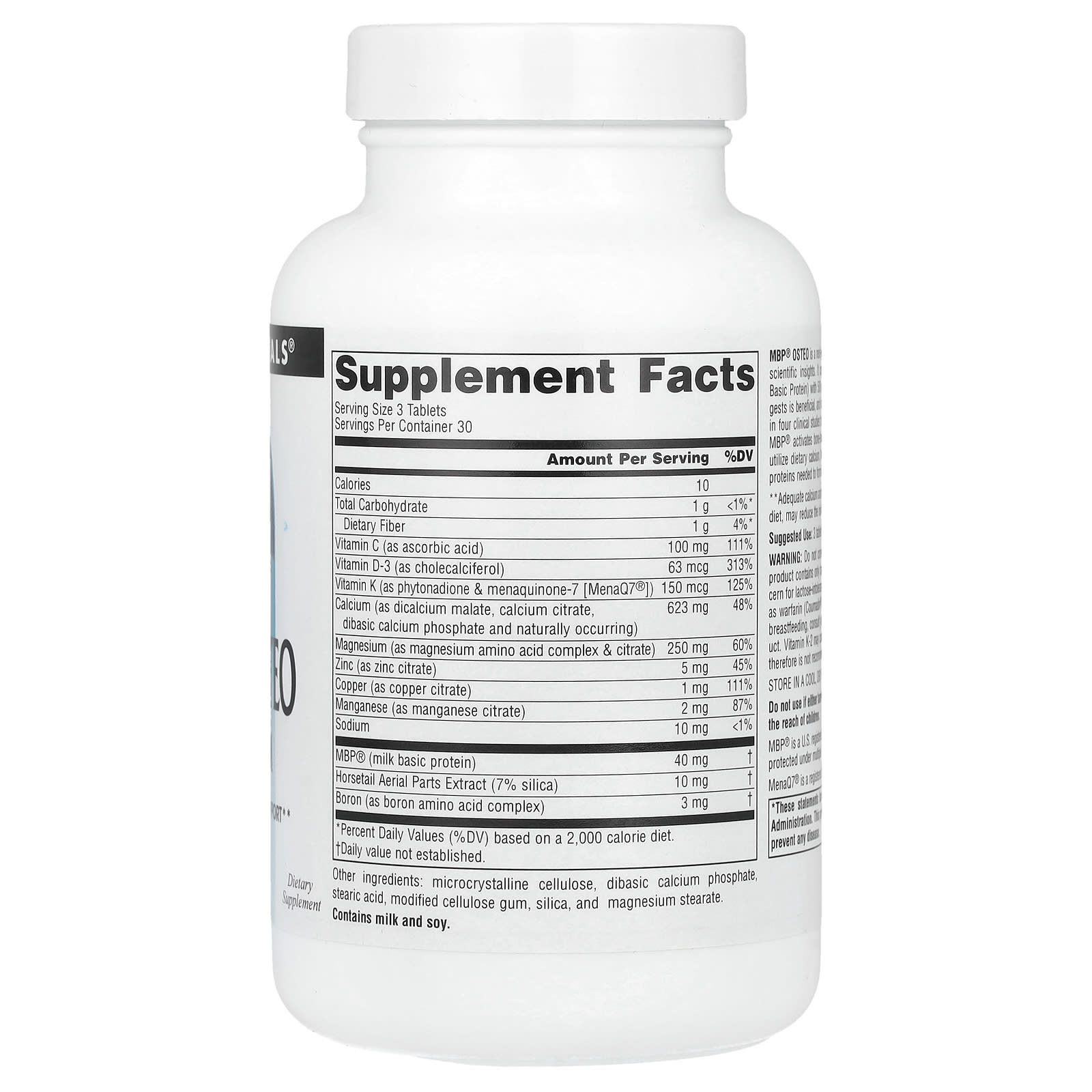Source Naturals, MBP® Osteo with Calcium, 90 Tablets - Image 2