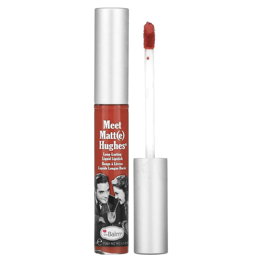 theBalm Cosmetics, Meet Matt(e) Hughes®, Long-Lasting Liquid Lipstick, Committed, 0.25 fl oz (7.4 ml) - Image 1