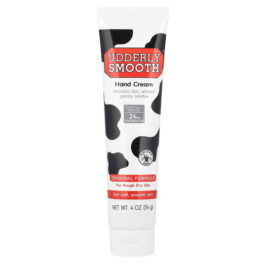 Udderly Smooth, Hand Cream, Original Formula, 4 oz (114 g) - Image 1