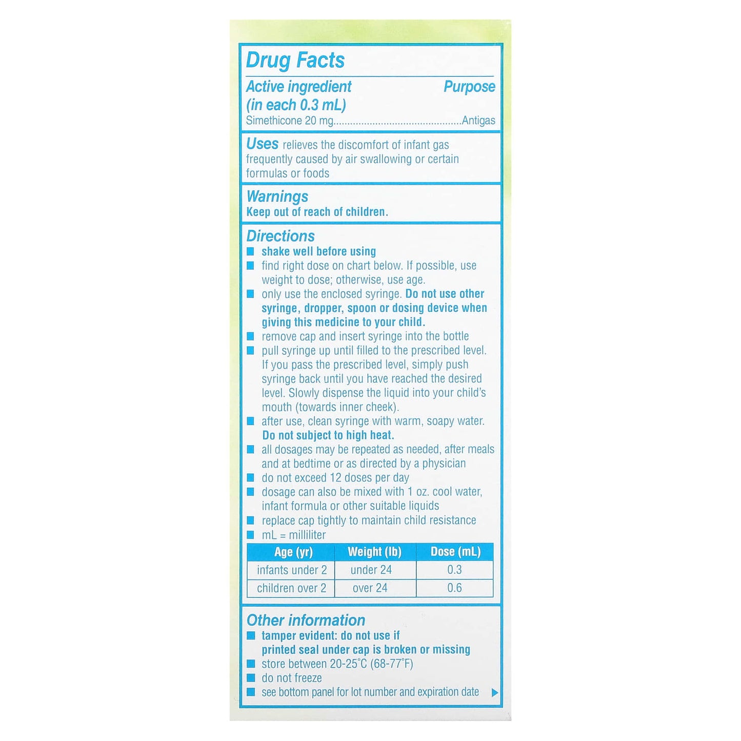 Mylicon, Infants Gas Relief Drops, 1 fl oz (30 ml) - Image 2