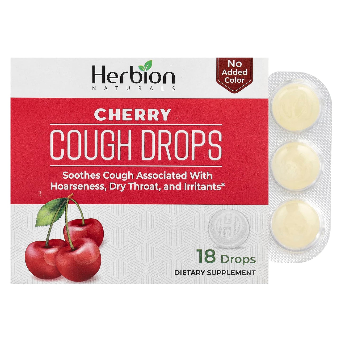 Natural Cough Relief with Herbion Naturals Cherry Cough Drops - Image 1