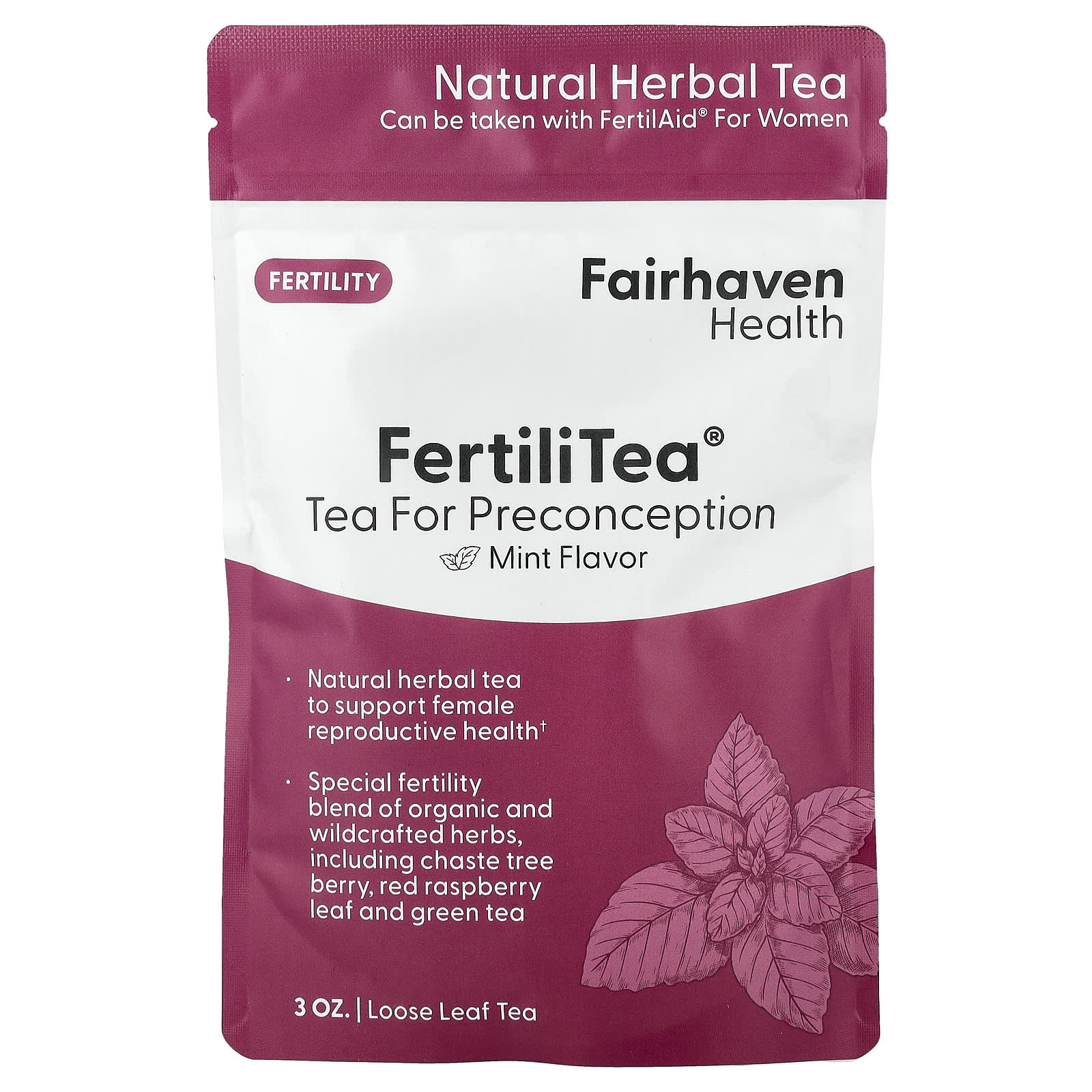 Fairhaven Health FertiliTea - Preconception Herbal Tea for Women - Image 1
