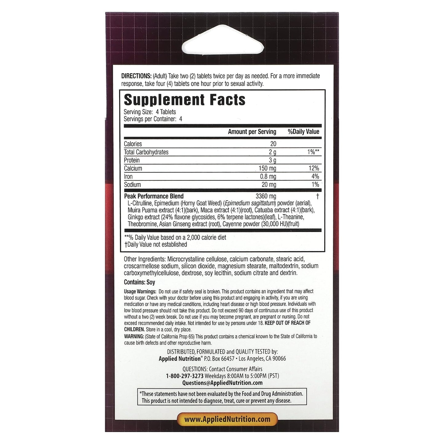 Maximize Your Libido with Applied Nutrition's Magnum Blood-Flow - Image 2