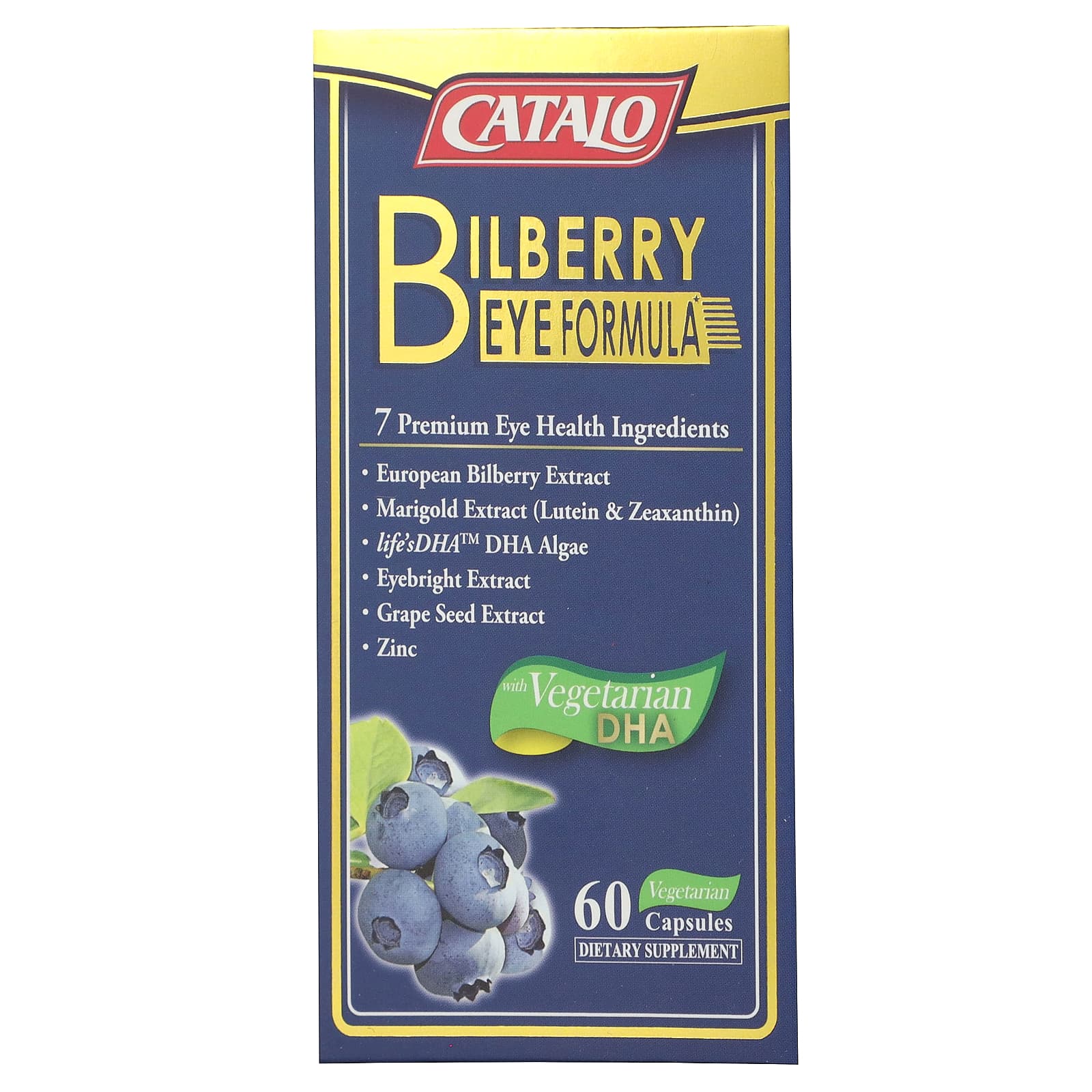 Bilberry Eye Formula for Eye Health & Vision Sharpness | CATALO - Image 1