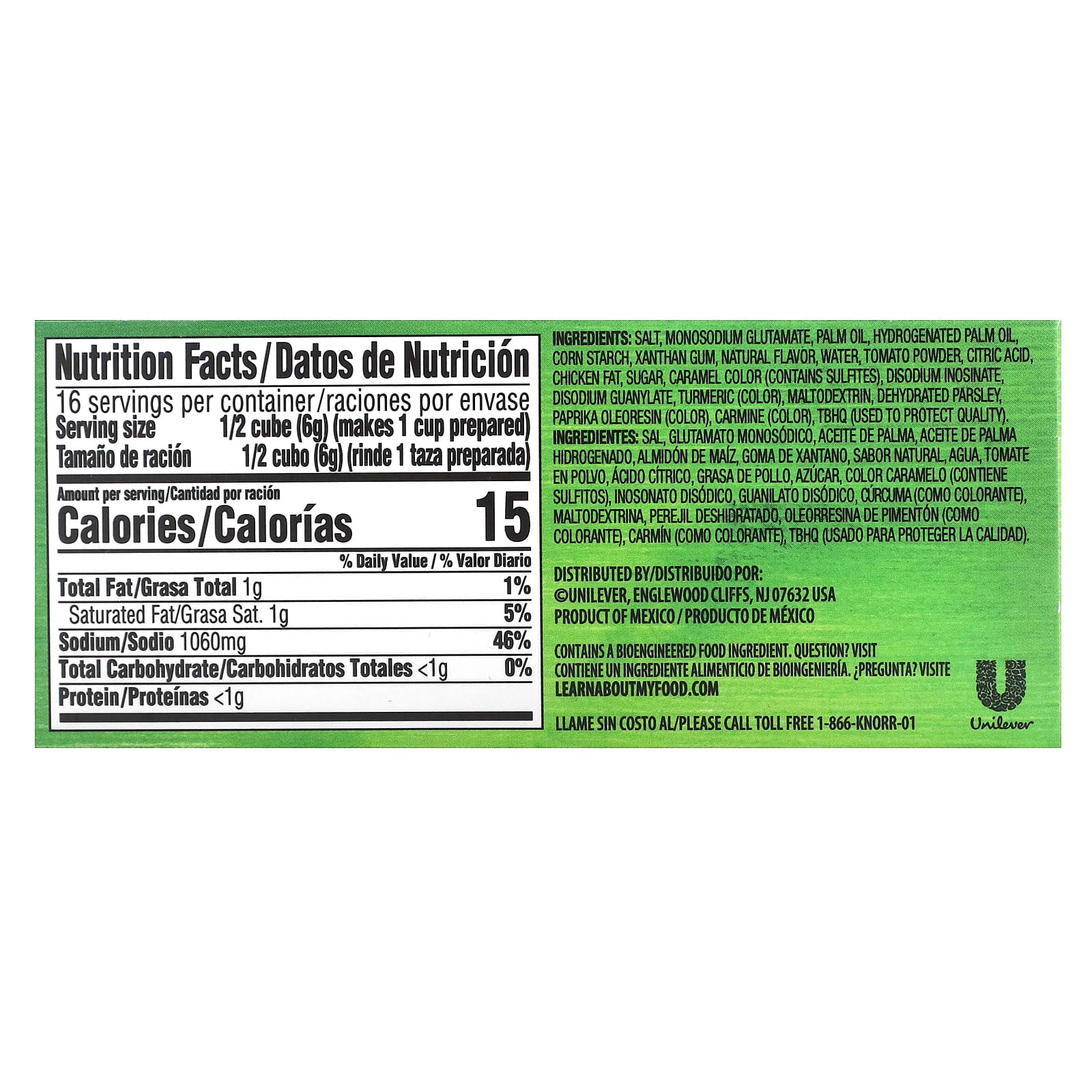 Knorr, Tomato Bouillon with Chicken Flavor, 8 Cubes, 3.1 oz (88 g) - Image 2