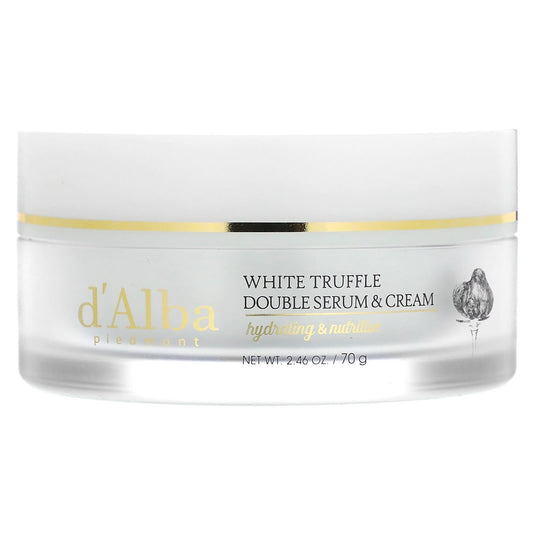 d'Alba White Truffle Double Serum & Cream Set for Hydrated, Glowing Skin - Image 1