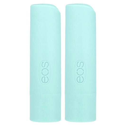 Organic Lip Balm, Sweet Mint, Sensitive Skin, 2-Pack, 0.14 oz Each - Image 1