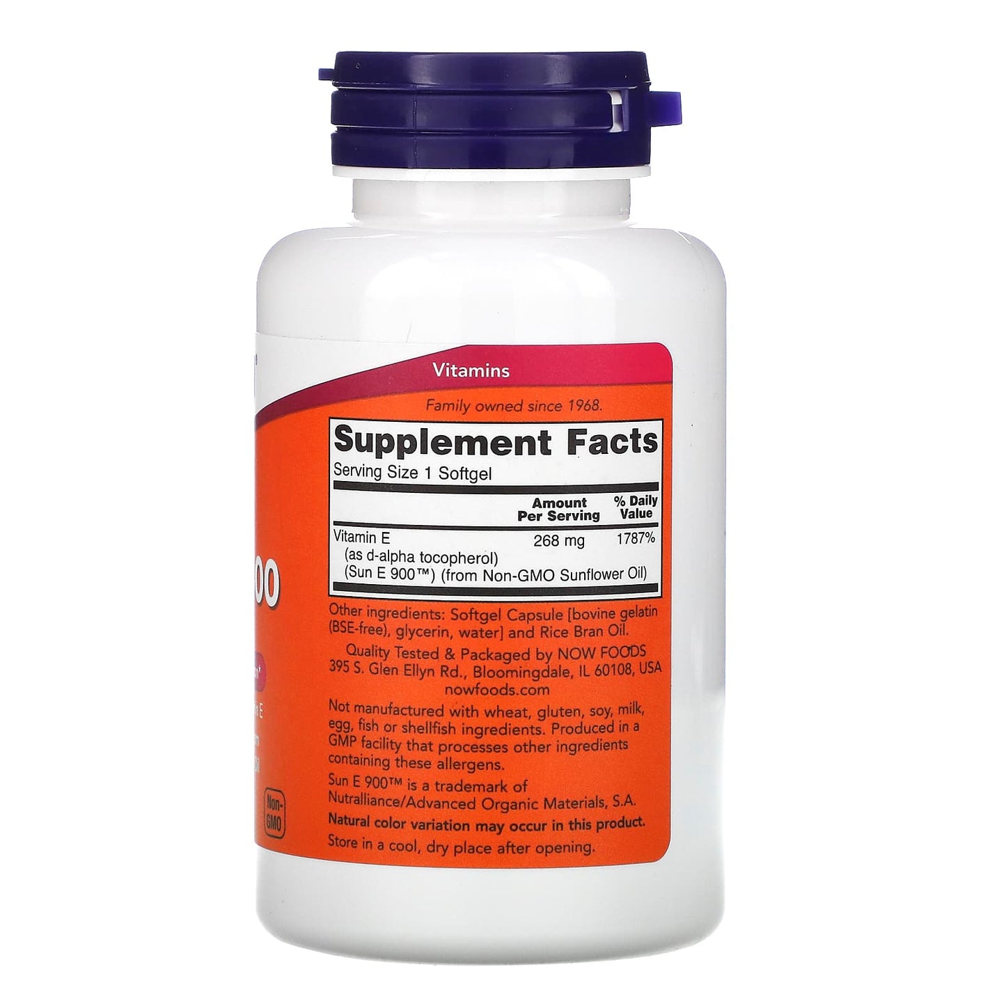 NOW Foods, Sun-E 400, 268 mg (400 IU), 120 Softgels - Image 2