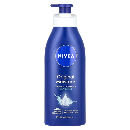 Nivea, Original Moisture Body Lotion, 16.9 fl oz (500 ml) - Image 1