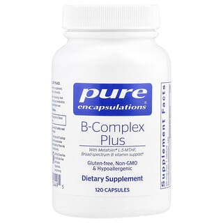 Pure Encapsulations B-Complex Plus Capsules for Energy & Brain Health